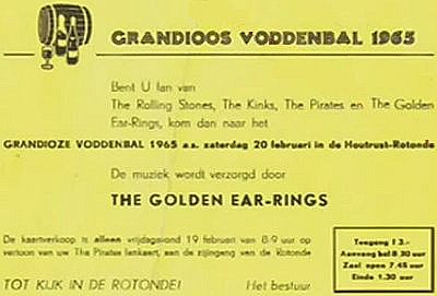 Golden Earring show announcement Den Haag - Houtrust rotonde February 20, 1965